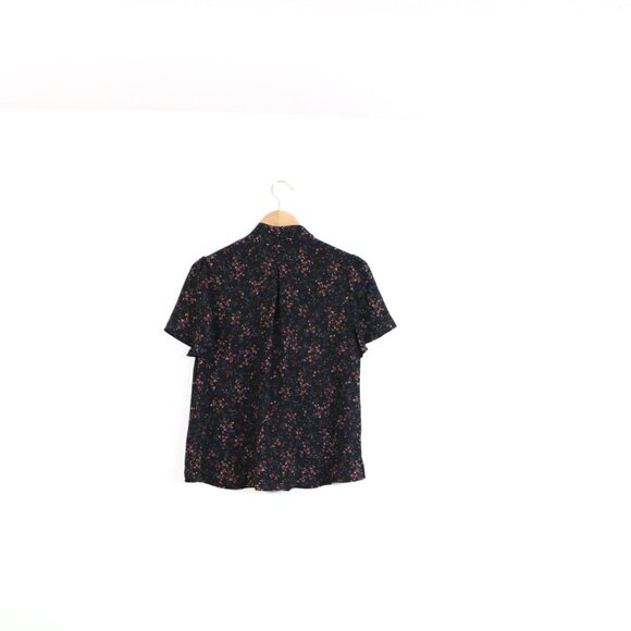 *Reitmans Black Floral Blouse - Picture 6 of 7